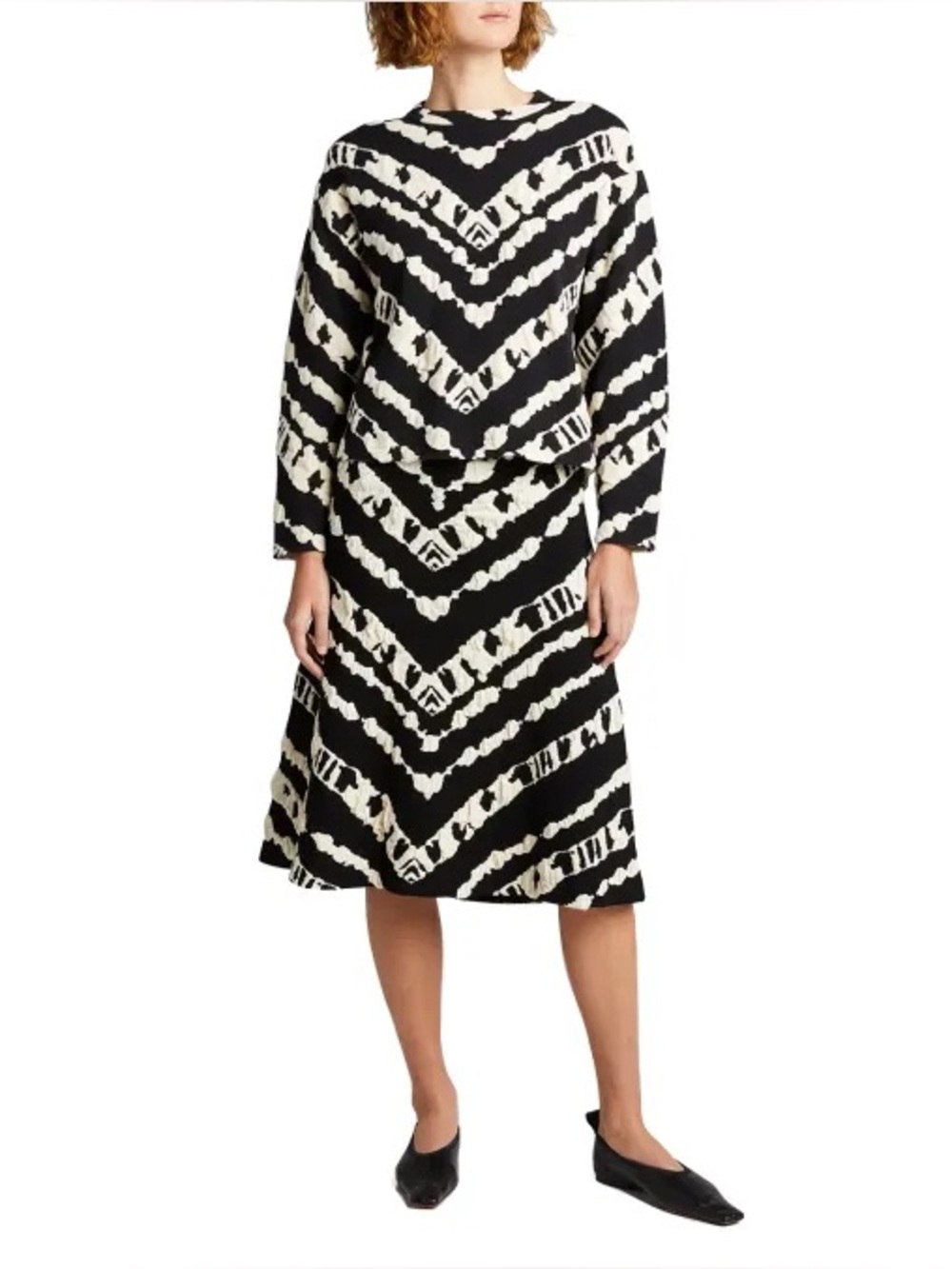 Proenza Schouler White Label Animal Jacquard Sweater Medium